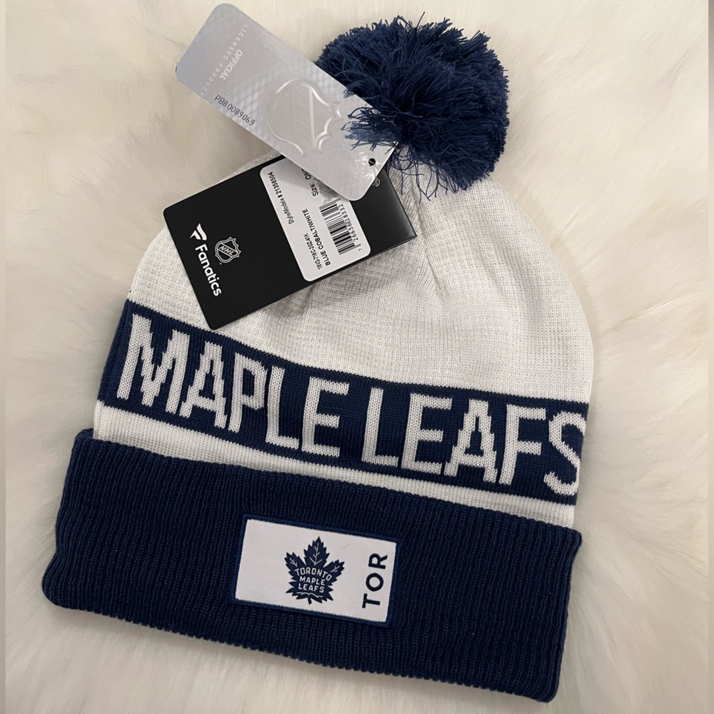 6/$32🛍️ Fanatics | NWT Toronto Maple Leafs Toque Beanie